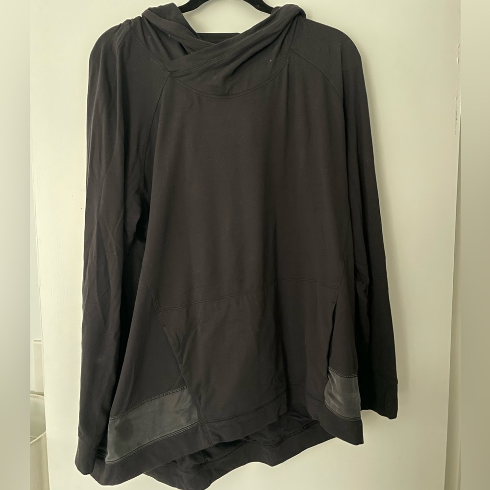 Lululemon Athletica Black Hooded Top